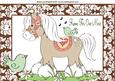Room for One More! Cute Horse & Birds A4