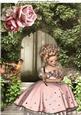 My Secret Garden with Little Girl Sitting A4