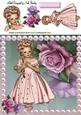 Pretty in Pink with Pink Roses 8x8