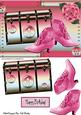 Ladies Steampunk Trunk with Boots & Rose