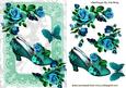 Vintage Shoes with Roses in Ornate Frame