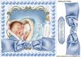 Cute Baby Boy Sleeping, in Pearl Frame 8x8
