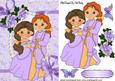 Prince & Princess, with Lilac Roses & Butterflies
