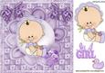 Cutting My First Tooth Baby Girl with Duck 8x8