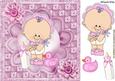 My First Tooth with Baby Girl Pink Duck 8x8