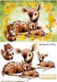Oh! She is So Cute! Baby Deer in Daffodil Frame