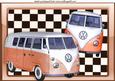 Lovely Orange Volkswagon Camper A4