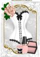 Pretty White Basque Makeup and Rose A4
