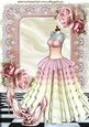 You Shall Go to the Ball! with Pink Roses & Shoes A4