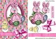 Easter Bunny with Chick and Big Bow