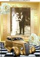 Wedding Bells Are Ringing! with Vintage Car and Roses A4