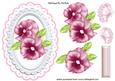 Pretty Pink Pansies, Pink Butterflies