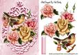 Little Bird on Pretty Edwardian Roses