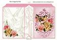 Little Bird on Pretty Edwardian Roses Folded Book
