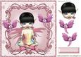 Cute Faerie with Cheeky Butterflie 8x8