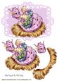 Moments with Mamma Cute Little Dragon & Baby