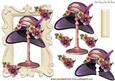 Pretty Mauve Bonnet with Flowers