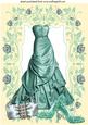 Turq Evening Gown with Lace Shoes A4