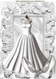 All White and Elegant in Ornate Frame A4
