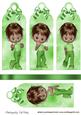 Cute Little Gumdrops in Green with Bows Bookmarks