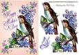 Pretty Bird with Flowers for Mothers Day