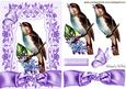 Vintage Bird in Floral Frame
