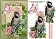 Pretty Bird with Flower and Lily of the Valley