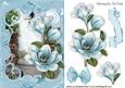 In the Garden Blue Magnolias