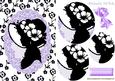 Silhouette Vintage Lady Oval Pyramids