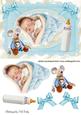 Cute Baby Boy with His Cuddly Mouse