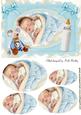 Cute Baby Boy Sleeping Oval Pyramids