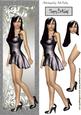 Pretty in Her Black Dress and Matching Shoes Tall Dl