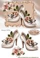 Pretty Shoes with Roses in Ornate Frame