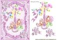 Cute Baby Girl in Pink Bonnet with Bows