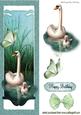 Baby Cygnet with Mum Tall Dl
