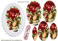 A Hand Holding Red Roses Oval Pyramids