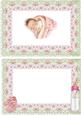 Sweet Dreams Baby Girl in Floral Frame Insert