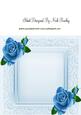 Cute Baby Boy with Roses 8x8 Insert