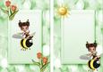 Faerie Sitting on a Bumble Bee A5 Insert