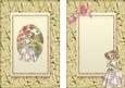 Pretty Flower Girl with Country Cottage A5 Insert