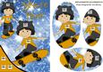 Skate Park Boys in Gold Oval Pyramids