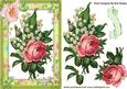 Roses with Lily of the Valley in Floral Frame