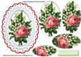 Pretty Pink Rose with Lily of the Valley Pyramids