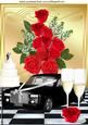Memories to Treasure, Red Roses & Black Car A4