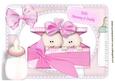 Hello Mummy & Daddy, Twin Baby Girls A4