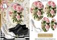 Bride & Grooms Shoes with Roses Oval Pyramids