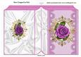 Pretty Pink Rose in Ornate Frame Folded Book