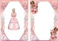 Pretty as a Princess with Pink Roses A5 Insert