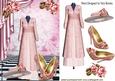 Edwardian Dress with Hat, Shoes & Roses