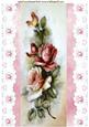 Cream Pink Roses with Broderie Anglaise & Pearls A4